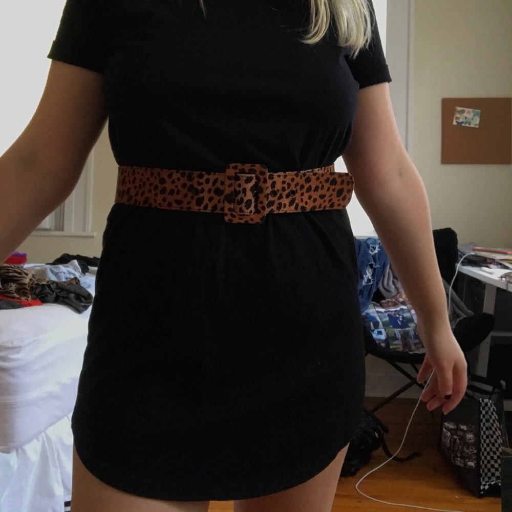 Black T-Shirt Dress